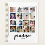 Custom script photo collage planner<br><div class="desc">Custom script photo collage planner
16 picture photo collage with the modren script planner on the bottom you can change</div>