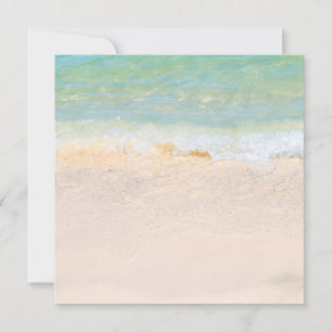 Custom Sea Waves Seaside Beach Sand Blank Template