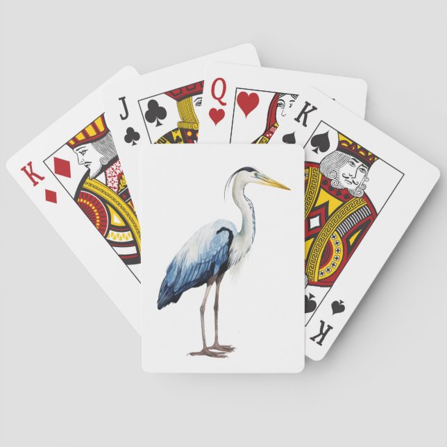 Custom Seabird Heron II Playing Cards (Back)