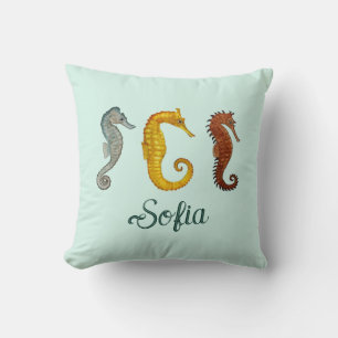 Custom Seahorse Cushion