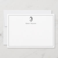 Custom Seahorse Note Card