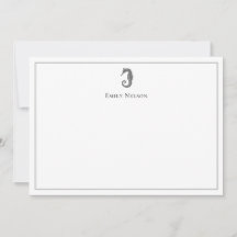 Custom Seahorse Note Card