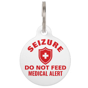 Custom Seizure Dog Tag