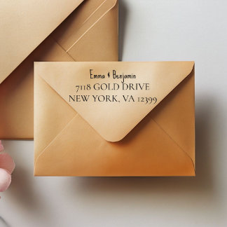 Custom Self Inking Address Rubber Stamp