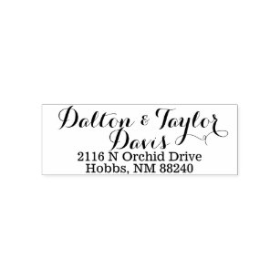 Custom Self Inking Address Stamp