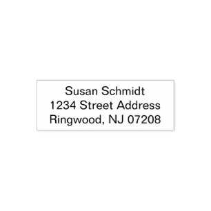 Custom Self-Inking Stamp - Up to 3 Lines