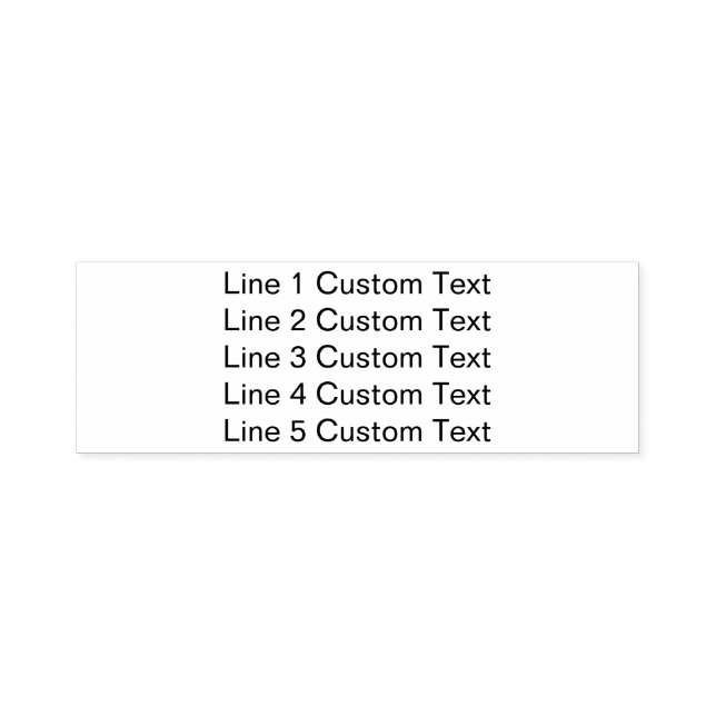 Custom Self-Inking Stamps (Design)