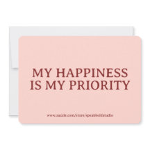 Custom Self-Love and Confidence Gift Card for Her