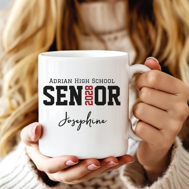 Custom Senior Graduation Mug Gift for Her or Him (Custom Senior Graduation Mug Gift for Her or Him, Custom Graduation Mug Gift for High School Seniors)