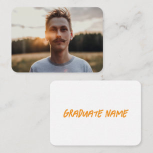 Custom Senior Photo Graduation Announcement 