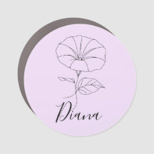 Custom September Morning Glory Birth Flower Gift