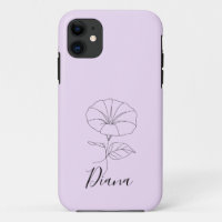Custom September Morning Glory Birth Flower Gift