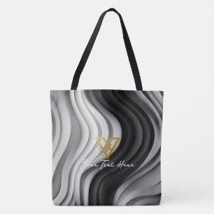 Custom : Serene Swirls Custom Tote Bag