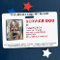 Custom Service Dog Photo ID Badge