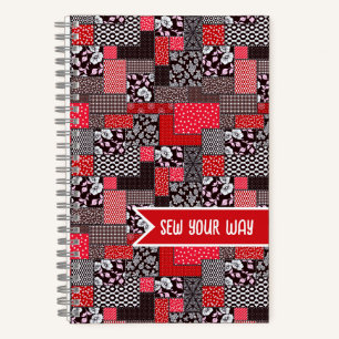 Custom Sewing Patchwork Sew Your Way Design Notebook