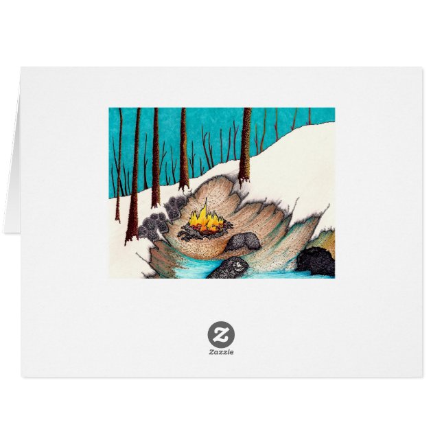 Custom Sharpie Christmas Card (Back Horizontal)