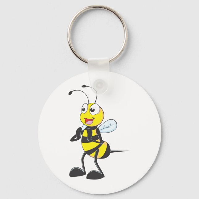 Custom Shirts : Clapping Hands Bee Shirts Key Ring (Front)