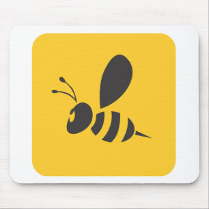 Custom Shirts :  Elegant Bee Icon Shirts Mouse Pad