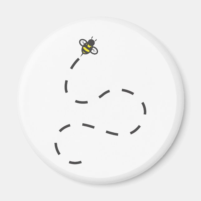 Custom Shirts : Flying Trail Bee Shirts Magnet (Front)