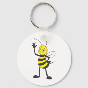 Custom Shirts : Happy Bee Shirts Key Ring