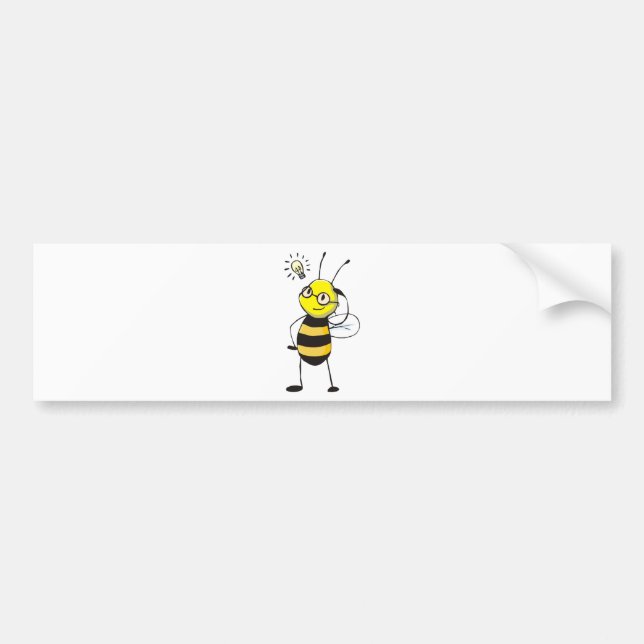 Custom Shirts : Idea Bee Shirts Bumper Sticker (Front)