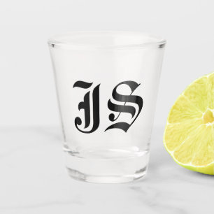Custom Shot Glass with Initials Personalised Bulk