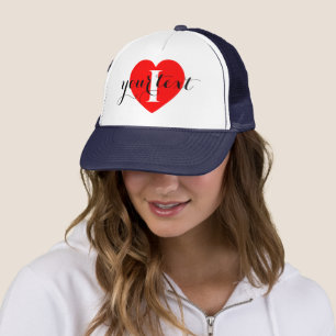 Custom Show Us Your Love Graphic Trucker Hat Gift