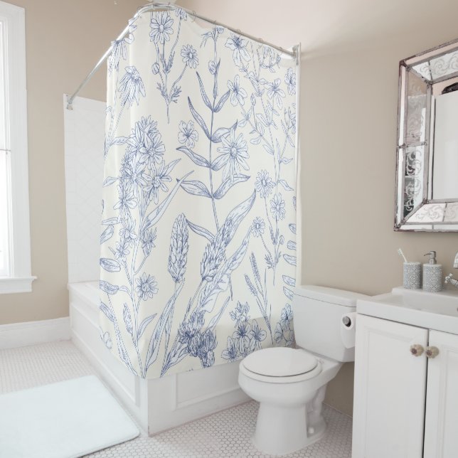 Custom Shower Curtain (In Situ)