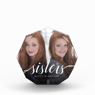 Custom Siblings Sisters Photo Handwriting