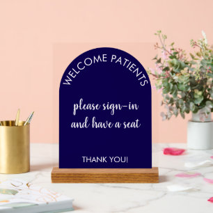 Custom Signage for Business Clinic Office Retail Acrylic Sign