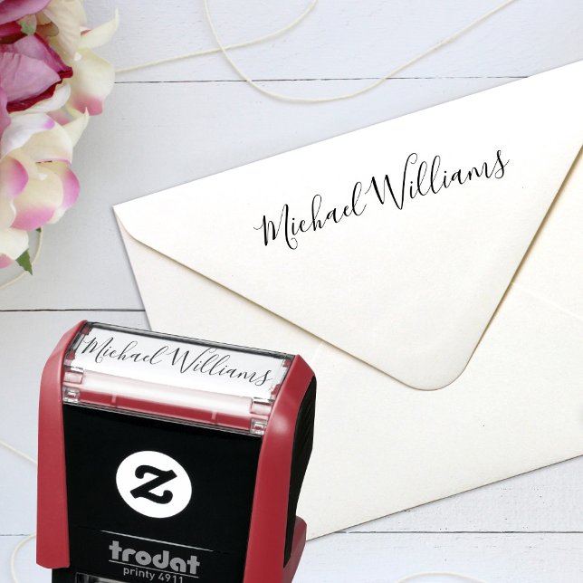 Custom Signature Personalised Self-inking Stamp (Creator Uploaded)