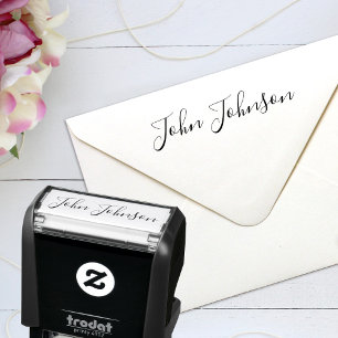 Custom Signature Personalized Self Inking Stamp