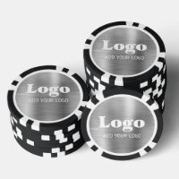 Custom Silver Metallic Style Business Logo