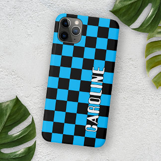 Custom Simple Abstract Geometric Check Mosaic Art iPhone 11 Pro Max Case