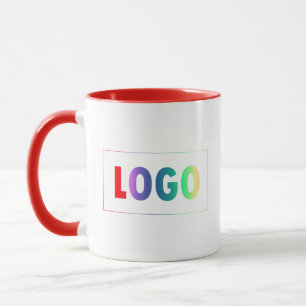 Custom Simple Business Branded Logo Template Mug