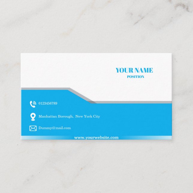 Custom Simple Business Card (Front)