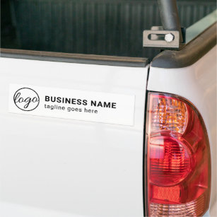 Custom Simple Business Logo Bumper Sticker