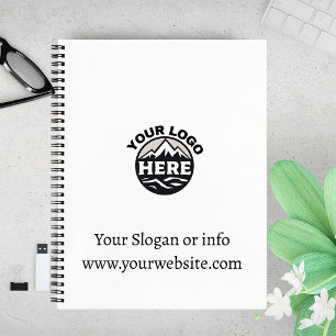Custom Simple Logo Business Promotional Notebook