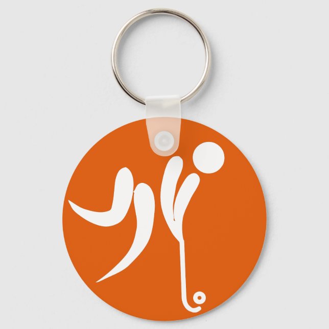 Custom Simple Logo With Promotional Design Key Ring (Front)