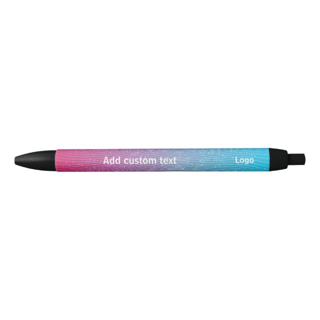custom simple message business text gift ink pen (Front)