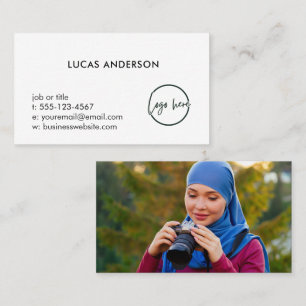 Custom Simple Modern Minimal Professional Logo Business Card