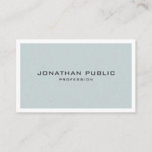 Custom Simple Modern Minimalist Elegant Template Business Card