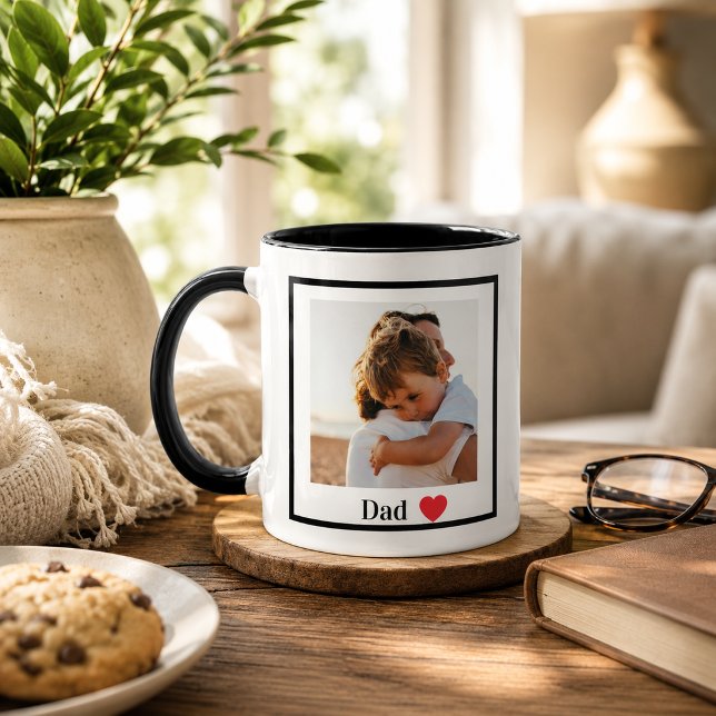 Custom Simple Photo Dad Mug (Creator Uploaded)