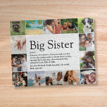 Custom Sister Definition Quote 14 Photo Collage Jigsaw Puzzle<br><div class="desc">14 photo collage jigsaw for you to personalise for your special sister to create a unique gift. A perfect way to show her how amazing she is every day. Designed by Thisisnotme©</div>