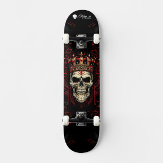 Custom Skateboard Deck - "Skull King"