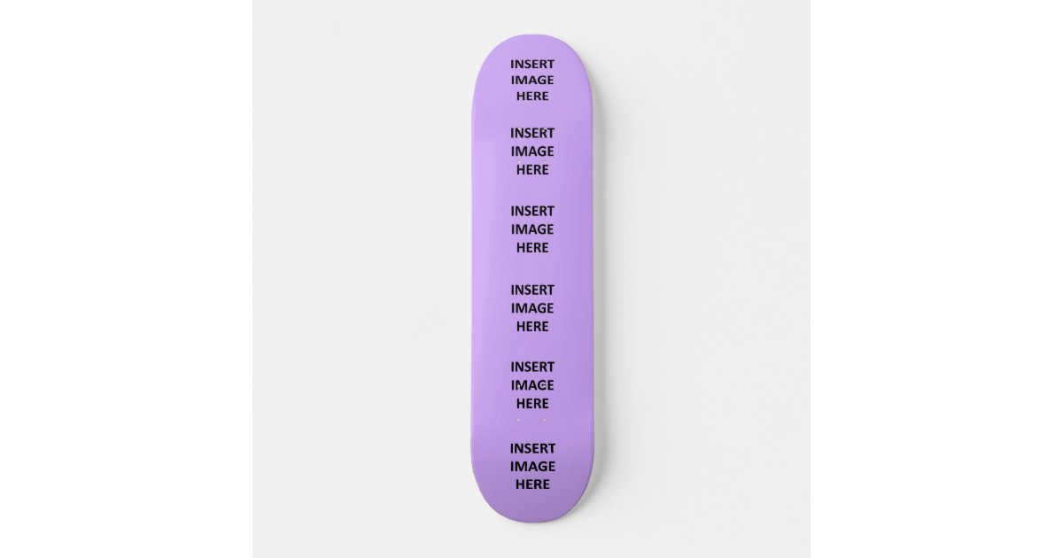 Custom Skateboard Deck Template to Create Your Own Zazzle