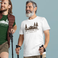 Custom Slogan Hiking, Camping, Outdoorsy