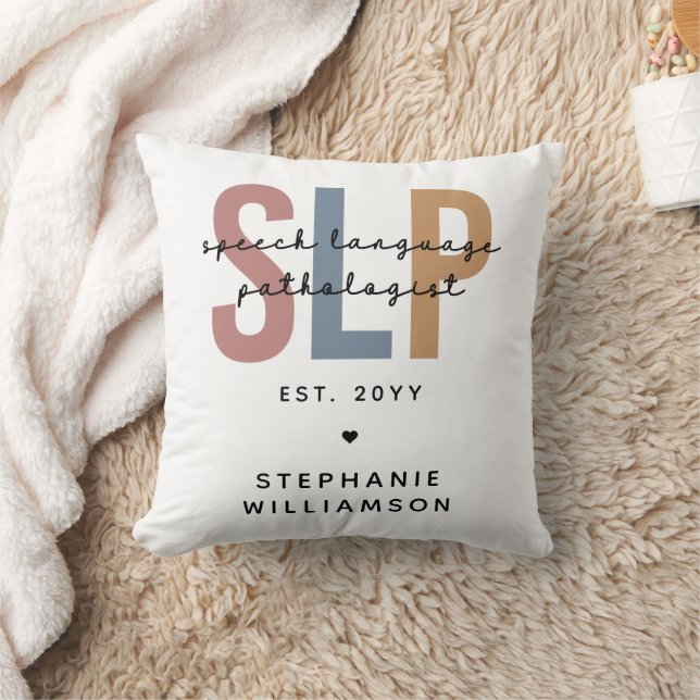 Custom SLP Speech Language Pathologist Cushion (Blanket)