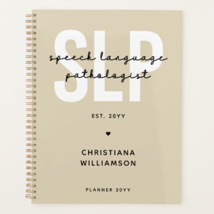 Custom SLP Speech Language Pathologist  Planner
