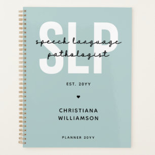 Custom SLP Speech Language Pathologist Planner
